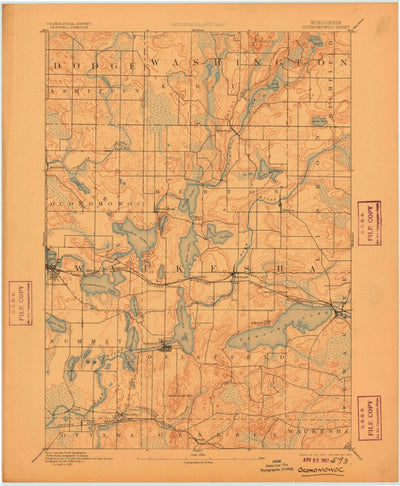 Hartland, WI (1892, 62500-Scale) Preview 1