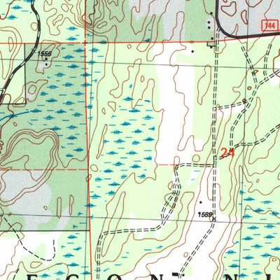 Pike Lake NW, WI (2005, 24000-Scale) Preview 2