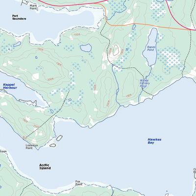Port Saunders, NL (012I11 Toporama)