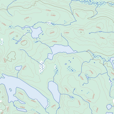 Lac De Morhiban, NL (012M15 Toporama)