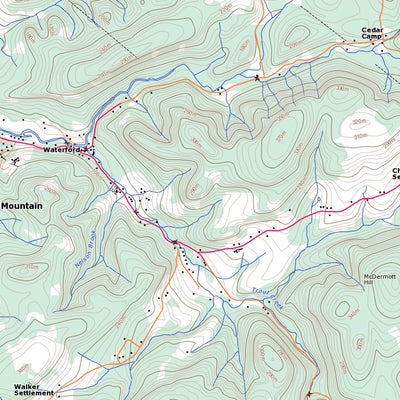 Waterford, NB (021H11 Toporama)