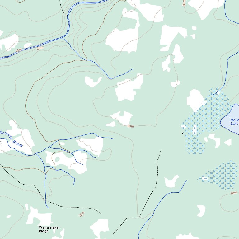 Chipman, NB (021I04 Toporama) Map by Natural Resources