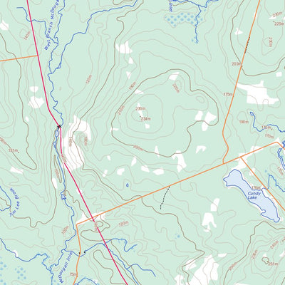 Mcdougall Lake, NB (021G07 Toporama)