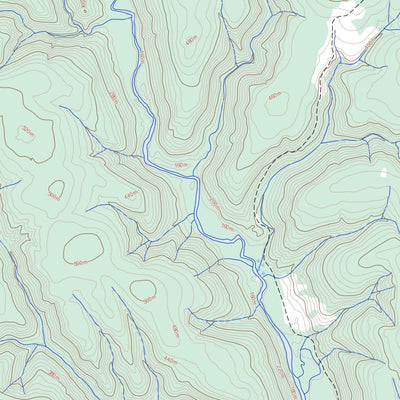 Ruisseau Lesseps, QC (022A12 Toporama)