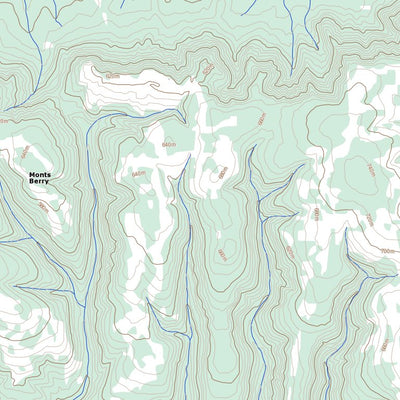 Monts Berry, QC (022B09 Toporama)