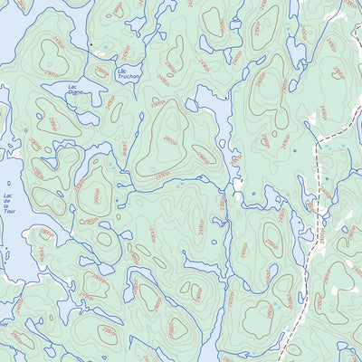 Lac Moncouche, QC (022D15 Toporama)