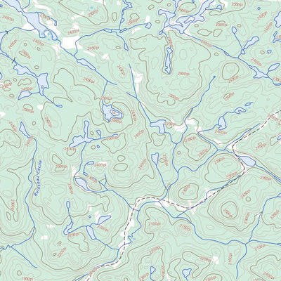 Lac Moncouche, QC (022D15 Toporama)
