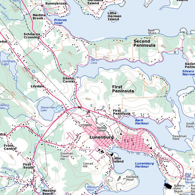 Lunenburg, NS (021A08 Toporama)