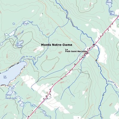 Sainte-Blandine, QC (022C08 Toporama)