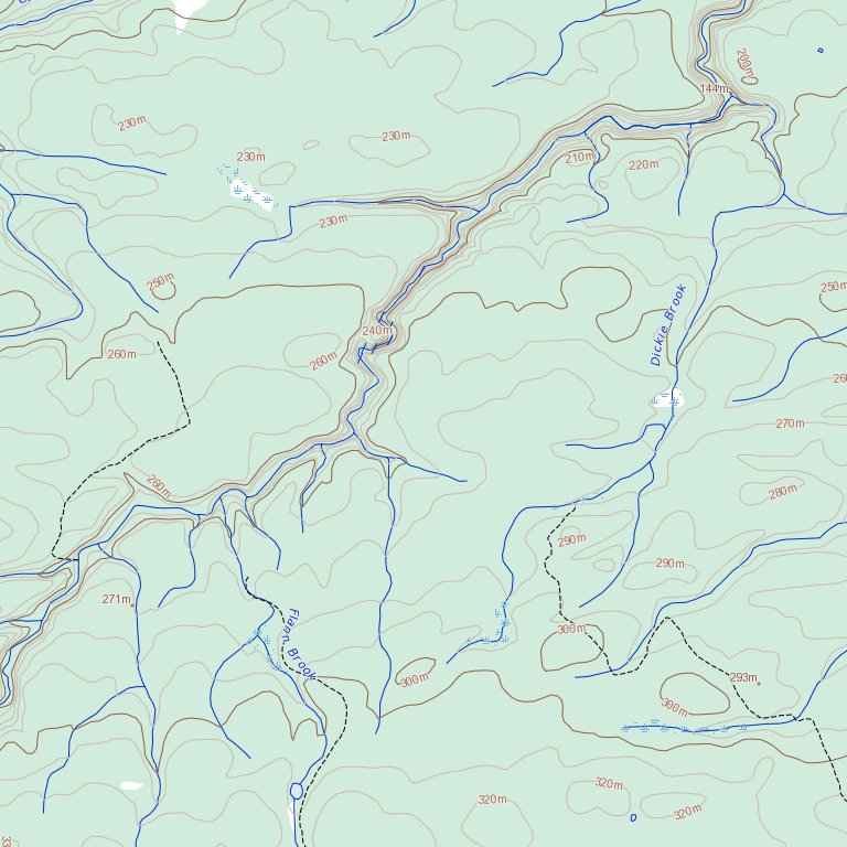 Charlo, NB (021O16 Toporama) Map by Natural Resources Canada Avenza Maps