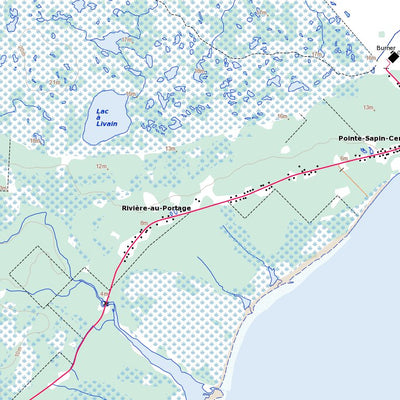 Pointe-Sapin, NB (021I15 Toporama)