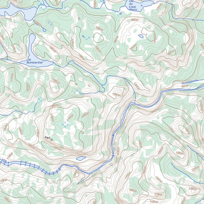 Rivière Portneuf Est, QC (022C13 Toporama)