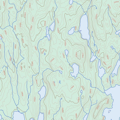 Grand Lac Du Nord, QC (022J14 Toporama)