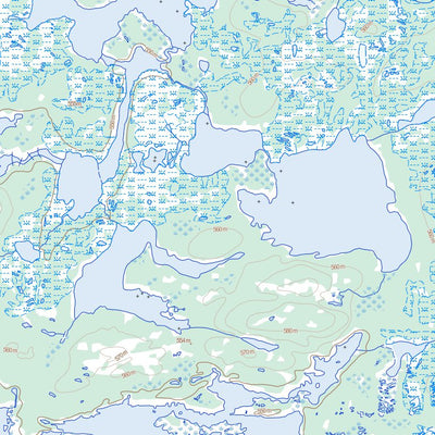 Lac Sauvageau, QC (023F15 Toporama)