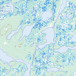 Lac Sauvageau, QC (023F15 Toporama)