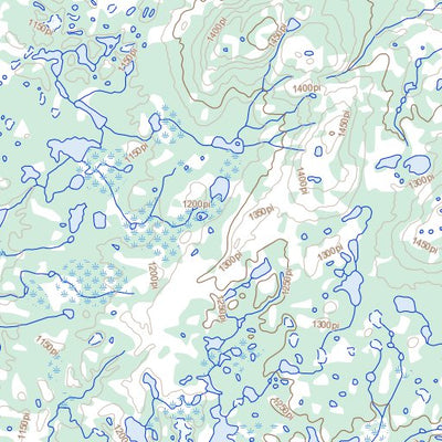 Lac Drumlin, QC (024F04 Toporama)