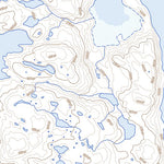 Lac Brochin, NU (025D16 Toporama)