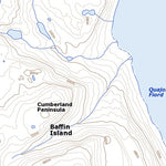 Quajon Fiord, NU (026P11 Toporama)
