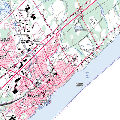 Brockville, ON (031B12 Toporama)