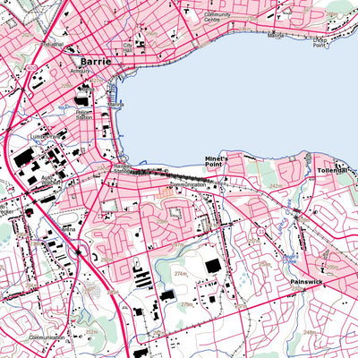Barrie, ON (031D05 Toporama)