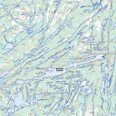 Burleigh Falls, ON (031D09 Toporama)