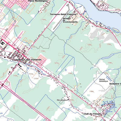 Drummondville, QC (031H16 Toporama)