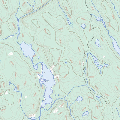 Lac Russell, QC (031K12 Toporama)