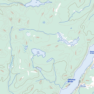 Lac Simard, QC (031M10 Toporama)