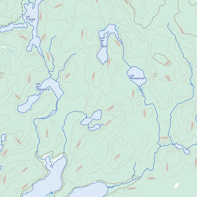 Lac Ogascanan, QC (031M01 Toporama)