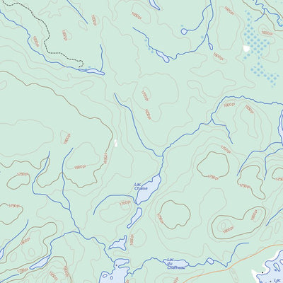 Lac Troyes, QC (031O01 Toporama)