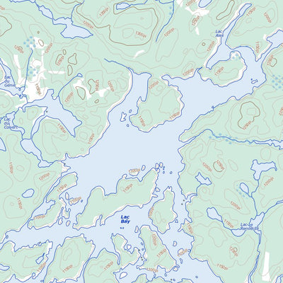 Lac Winawash, QC (031M08 Toporama)