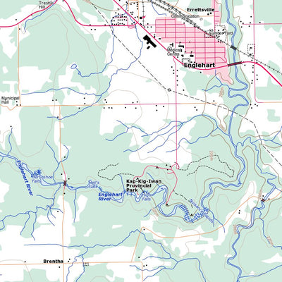 Englehart, ON (031M13 Toporama)