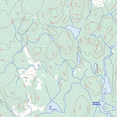 Lac Gastonguay, QC (032A12 Toporama)