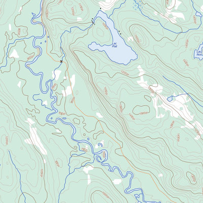 Lac Clair, QC (032H09 Toporama)