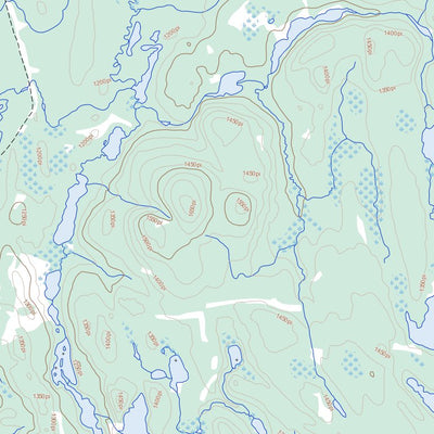 Lac Rivard, QC (032H14 Toporama)