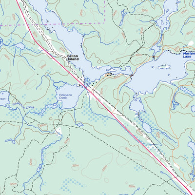 Marten Lake, ON (031L12 Toporama)