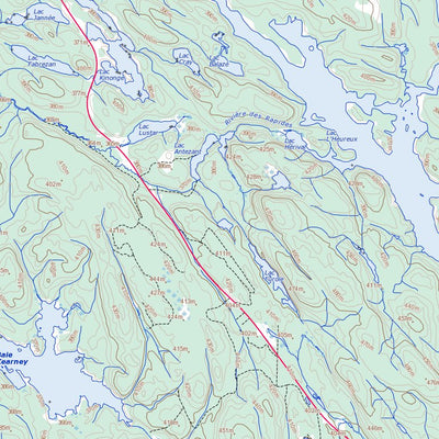 Lac Jean-Péré, QC (031N02 Toporama)
