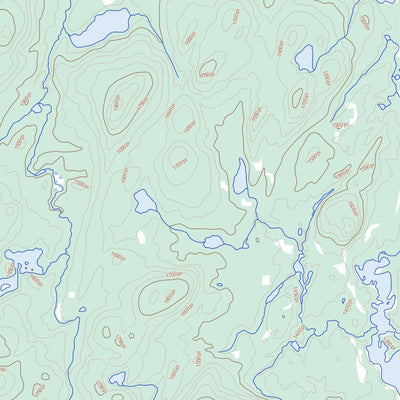 Lac Baptiste, QC (032B15 Toporama)
