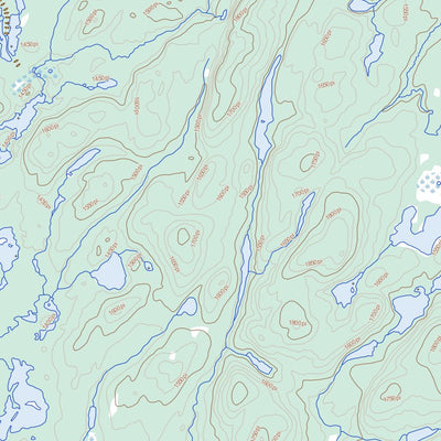 Lac Baptiste, QC (032B15 Toporama)