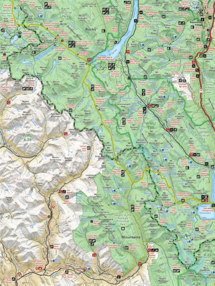 CRCR05 Kananaskis Village - Canadian Rockies Topo