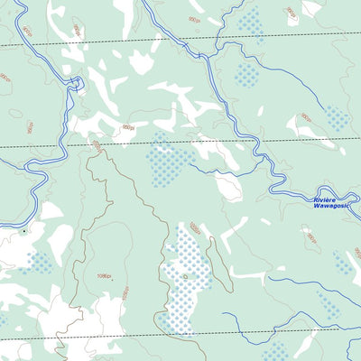 Lac Mistaouac, QC (032E07 Toporama)