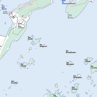Chibougamau, QC (032G16 Toporama)