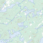 Lac Sazinou, QC (033A12 Toporama)