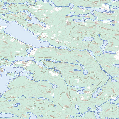 Lac Cadet, QC (033B11 Toporama)