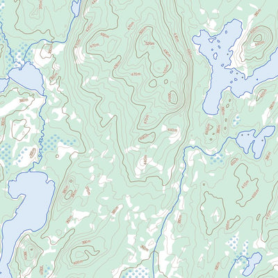 Lac Capichigamau, QC (032J05 Toporama)
