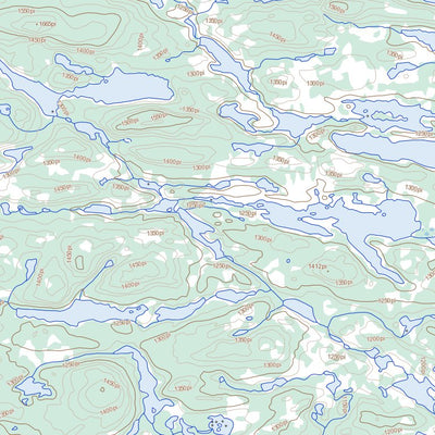 Lac Desdames, QC (033B10 Toporama)
