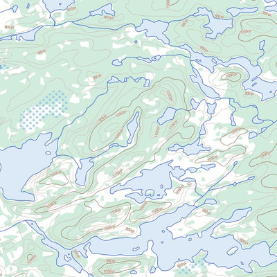 Lac Gladman, QC (033B12 Toporama)