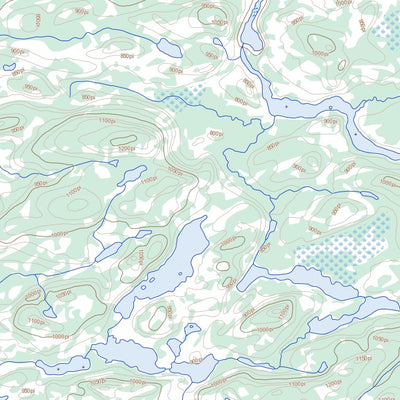 Lac Gladman, QC (033B12 Toporama)