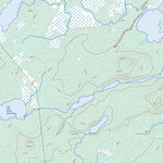 Lac À L'Eau Noire, QC (032J03 Toporama)