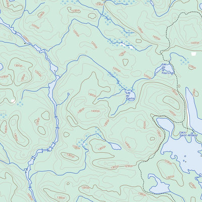 Lac Brûlé, QC (031K14 Toporama)